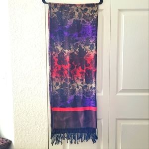 Colorful European Boho Witchy Whimsigoth Fairycore Fall Floral Ombre Sca…